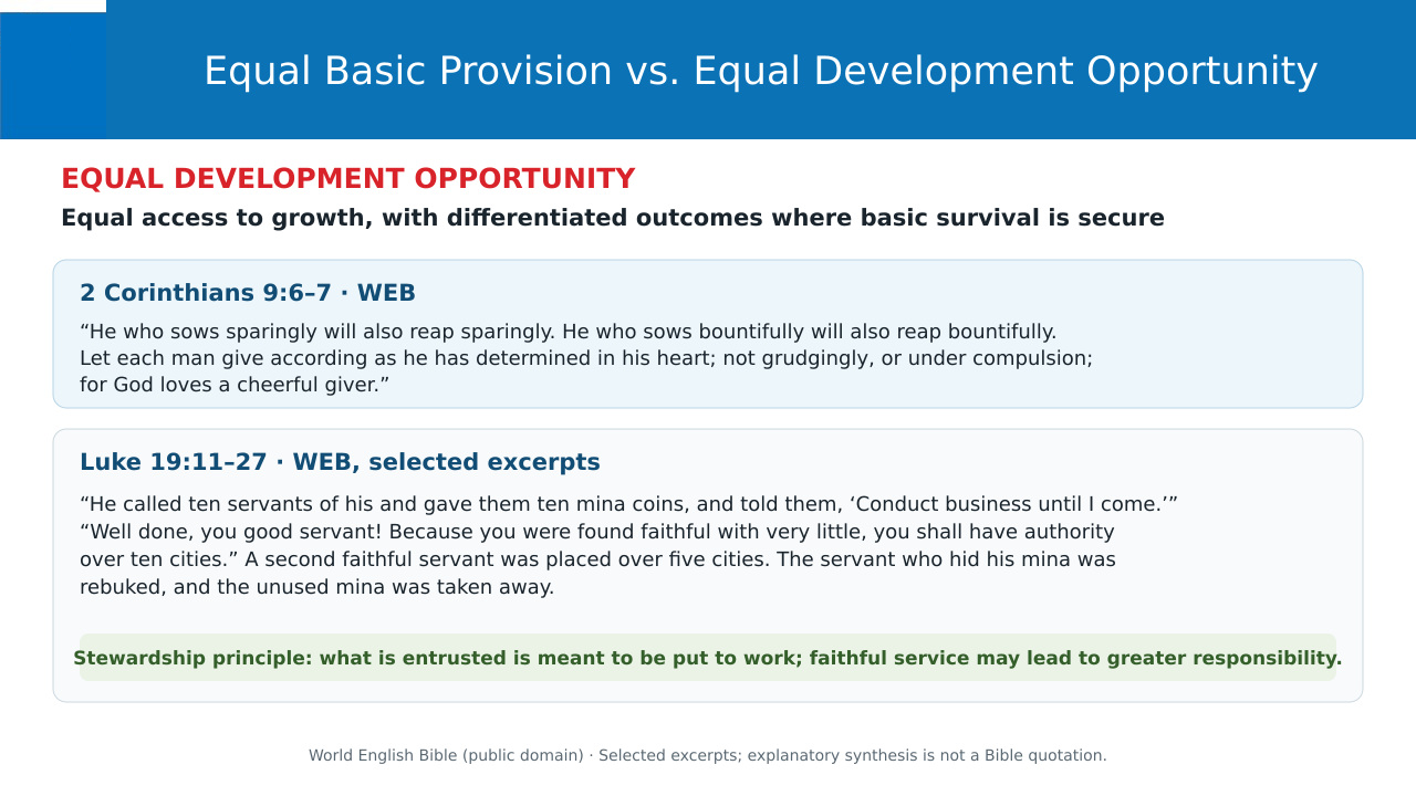 Historical Attachment 4, source slide 12 — Voluntary giving and differentiated stewardship; 2 Corinthians 9 and Luke 19 (English translation). Historical Attachment 4, source slide 12 — Voluntary giving and differentiated stewardship; 2 Corinthians 9 and Luke 19 (English translation).